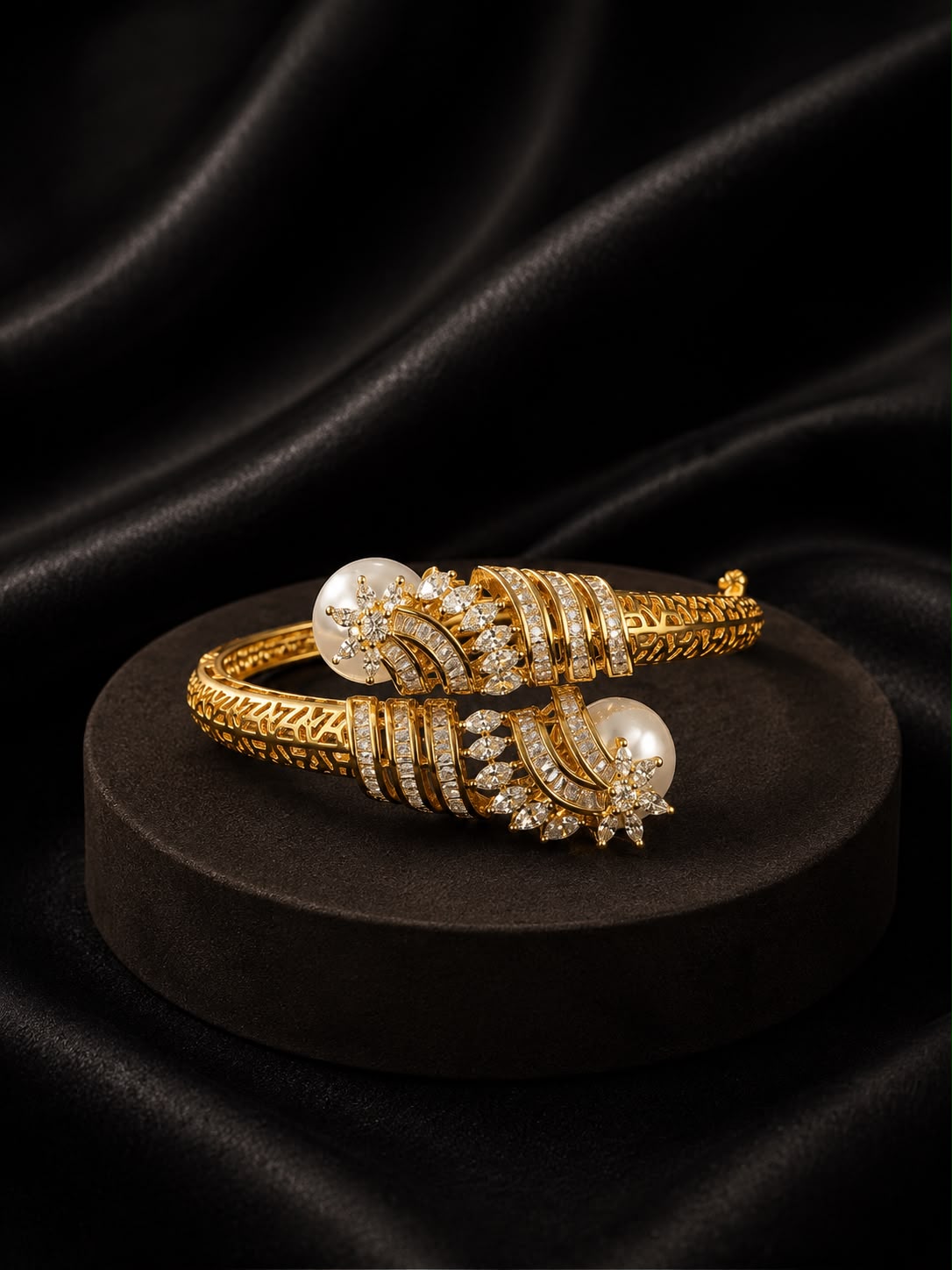 Empress Pearl Cuff Bracelet