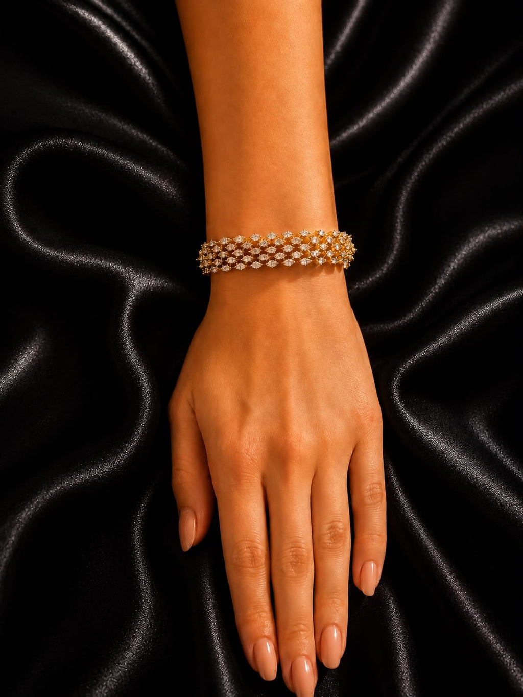 Celestial Weave Diamond Bracelet