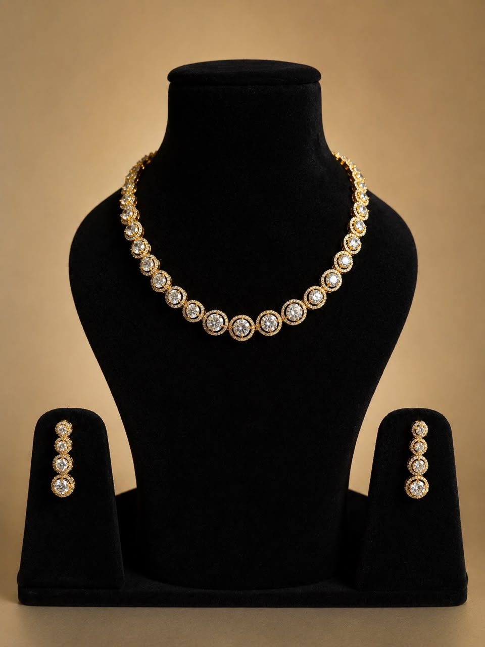 Golden Halo Grandeur Necklace Set