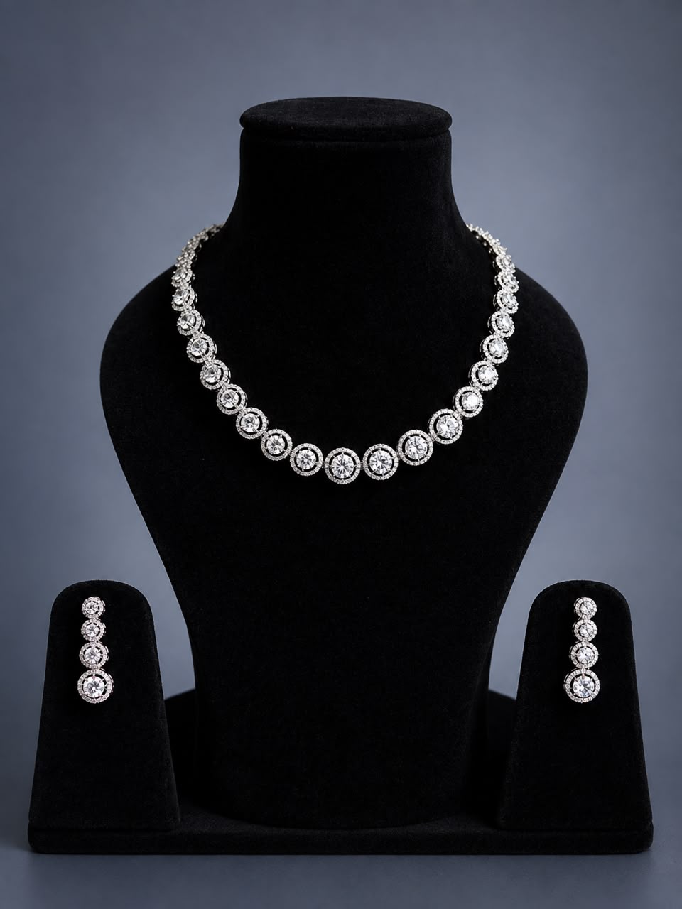 Imperial Halo Necklace Set
