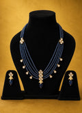 Sapphire Grace Pearl Drop Necklace Set
