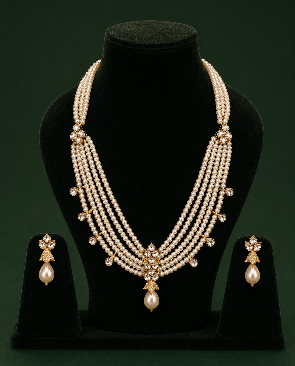 Ivory Grace with Baroque Pearl Drop Set