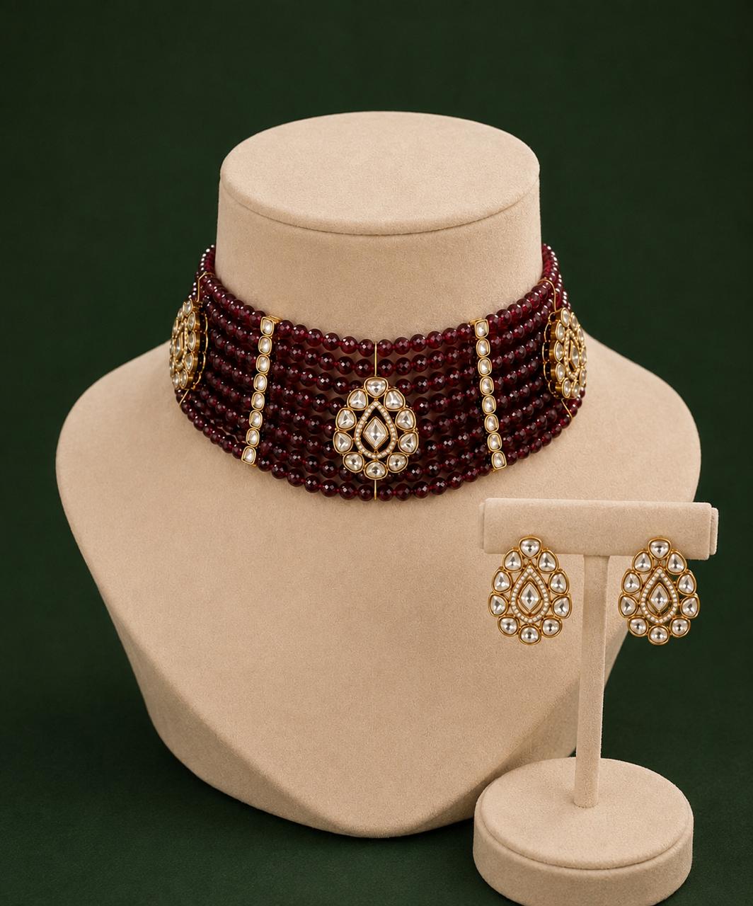Scarlet Charm Choker Set