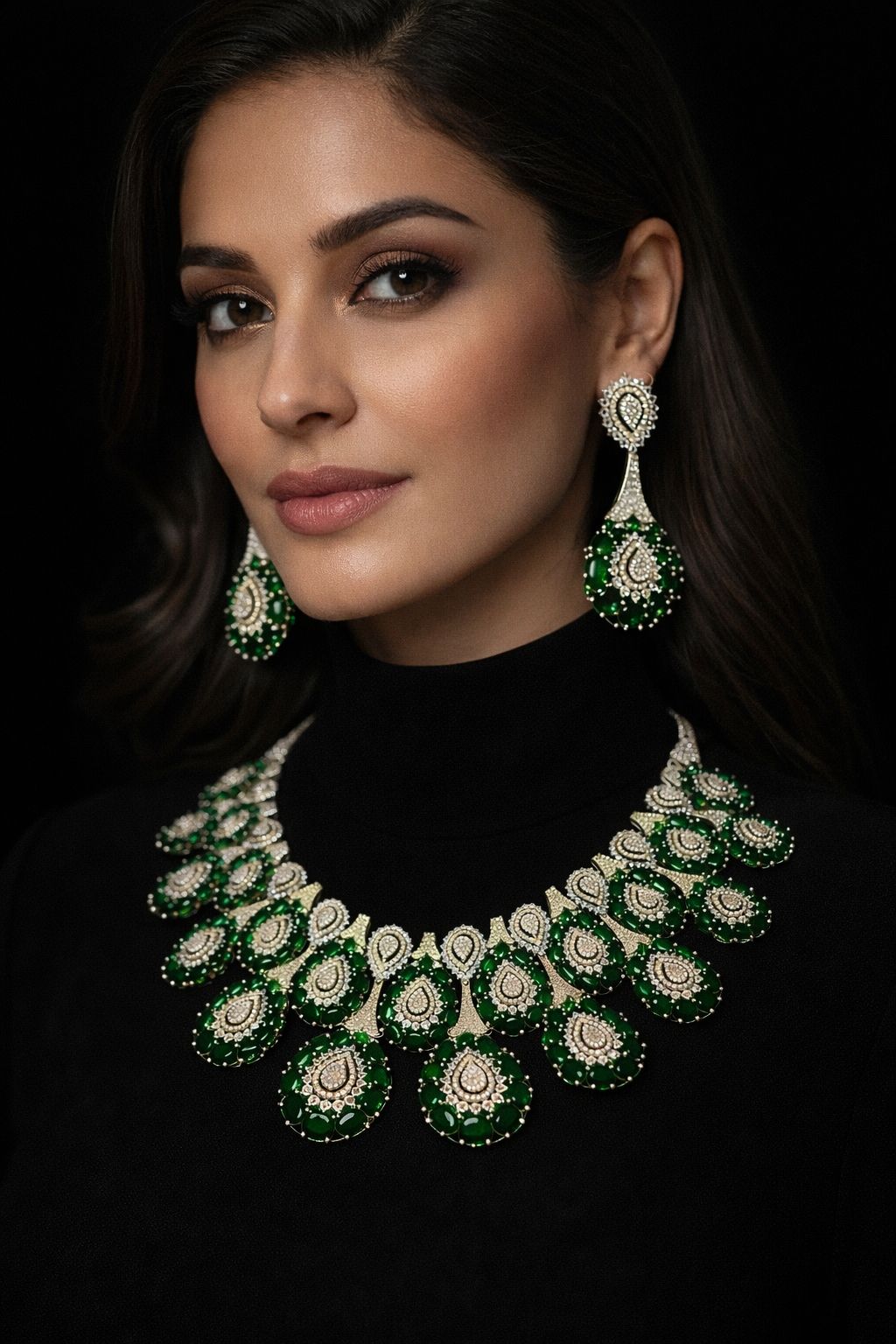 Geevani Emerald Maharani Set