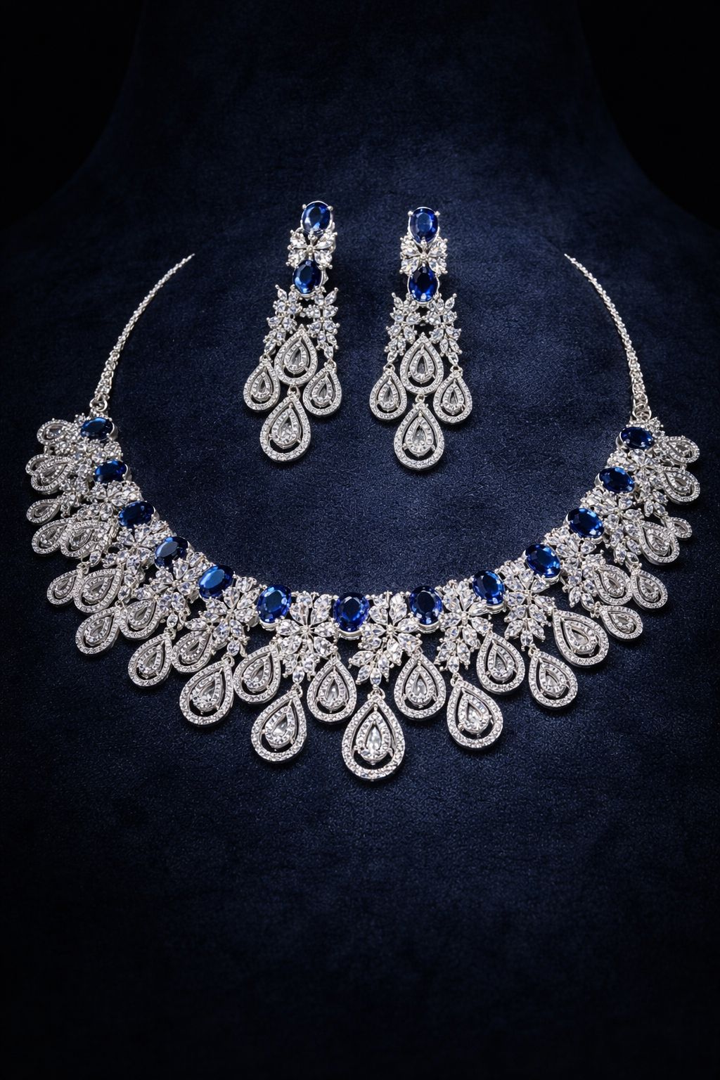 Geevani Sapphire Royale Necklace