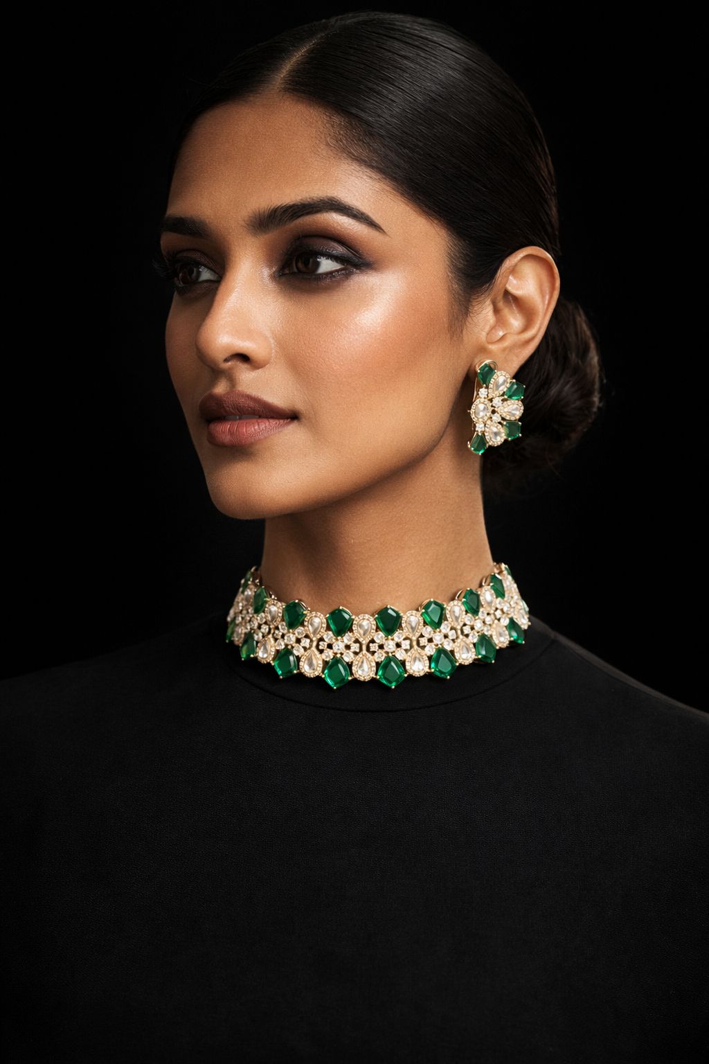 Emerald Empress Choker Set