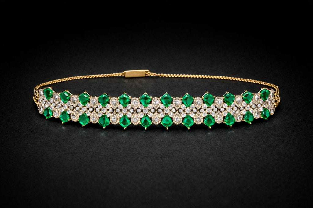 Emerald Empress Choker Set