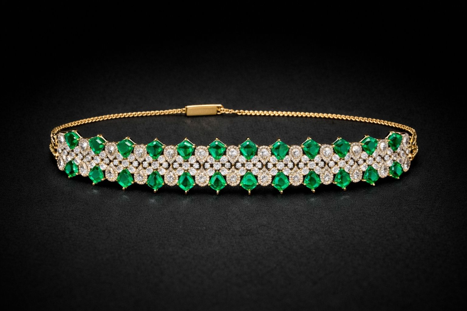 Emerald Empress Choker Set