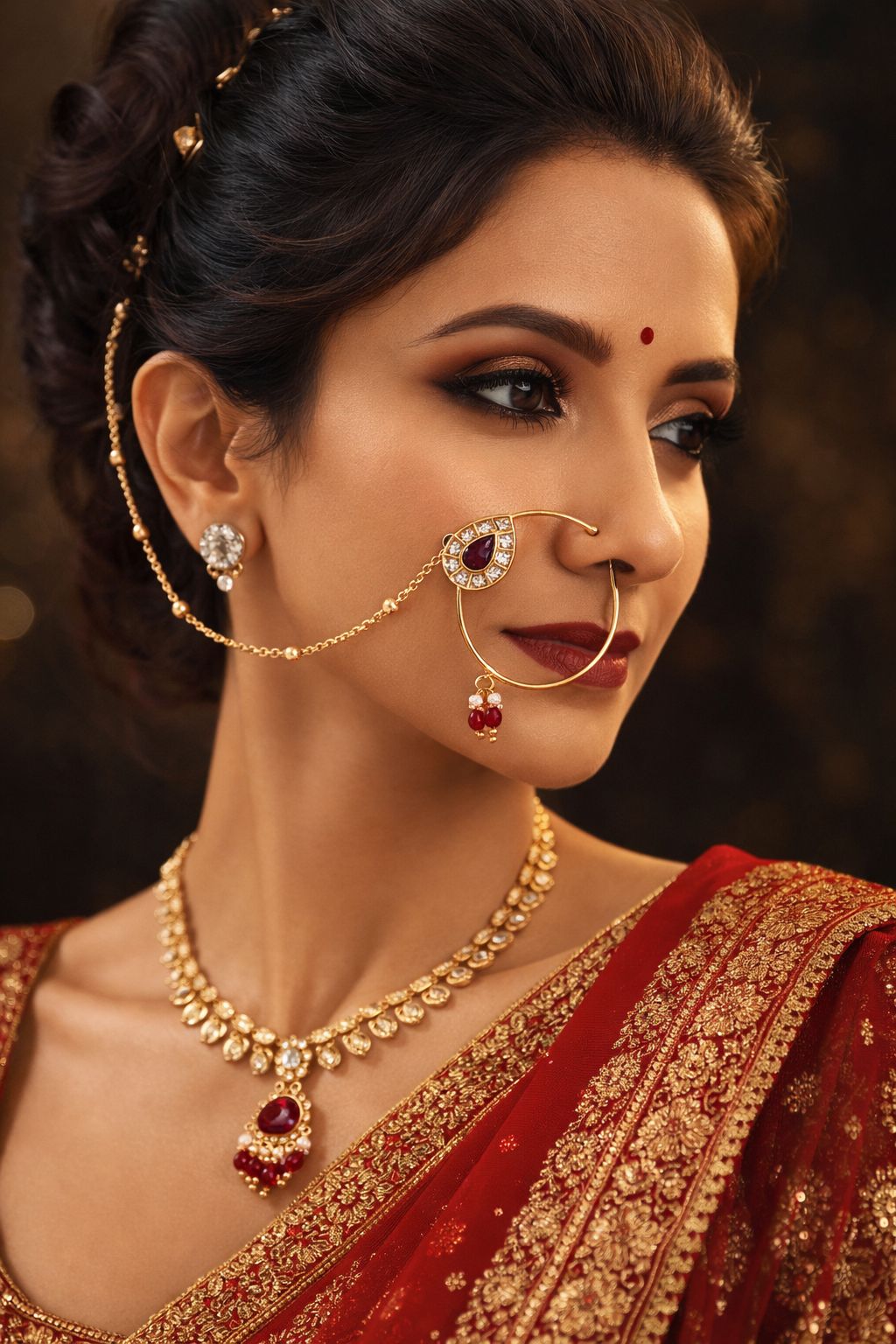 Noor-e-Ruby Teardrop Nath