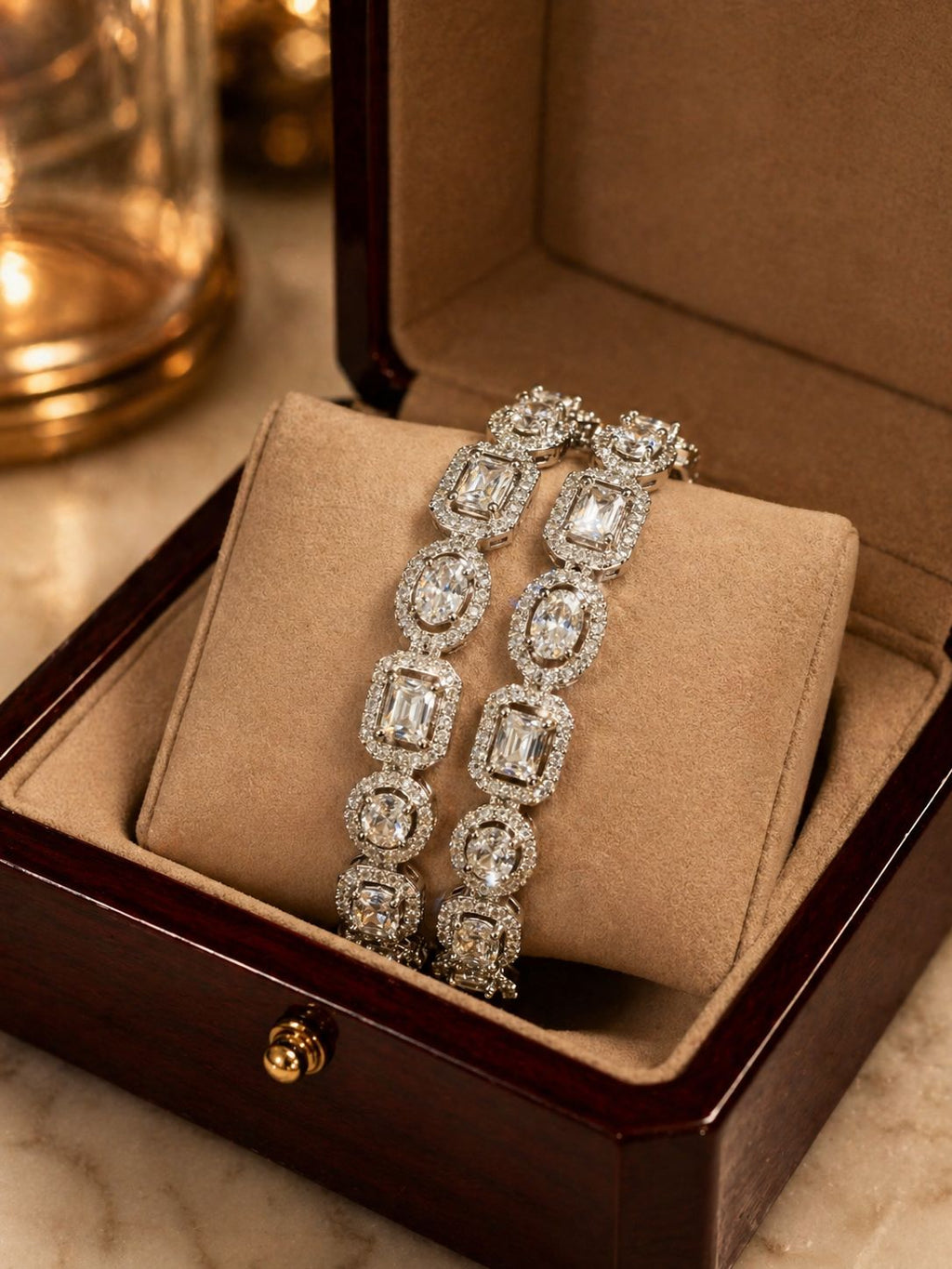 Celeste Radiance Bangles