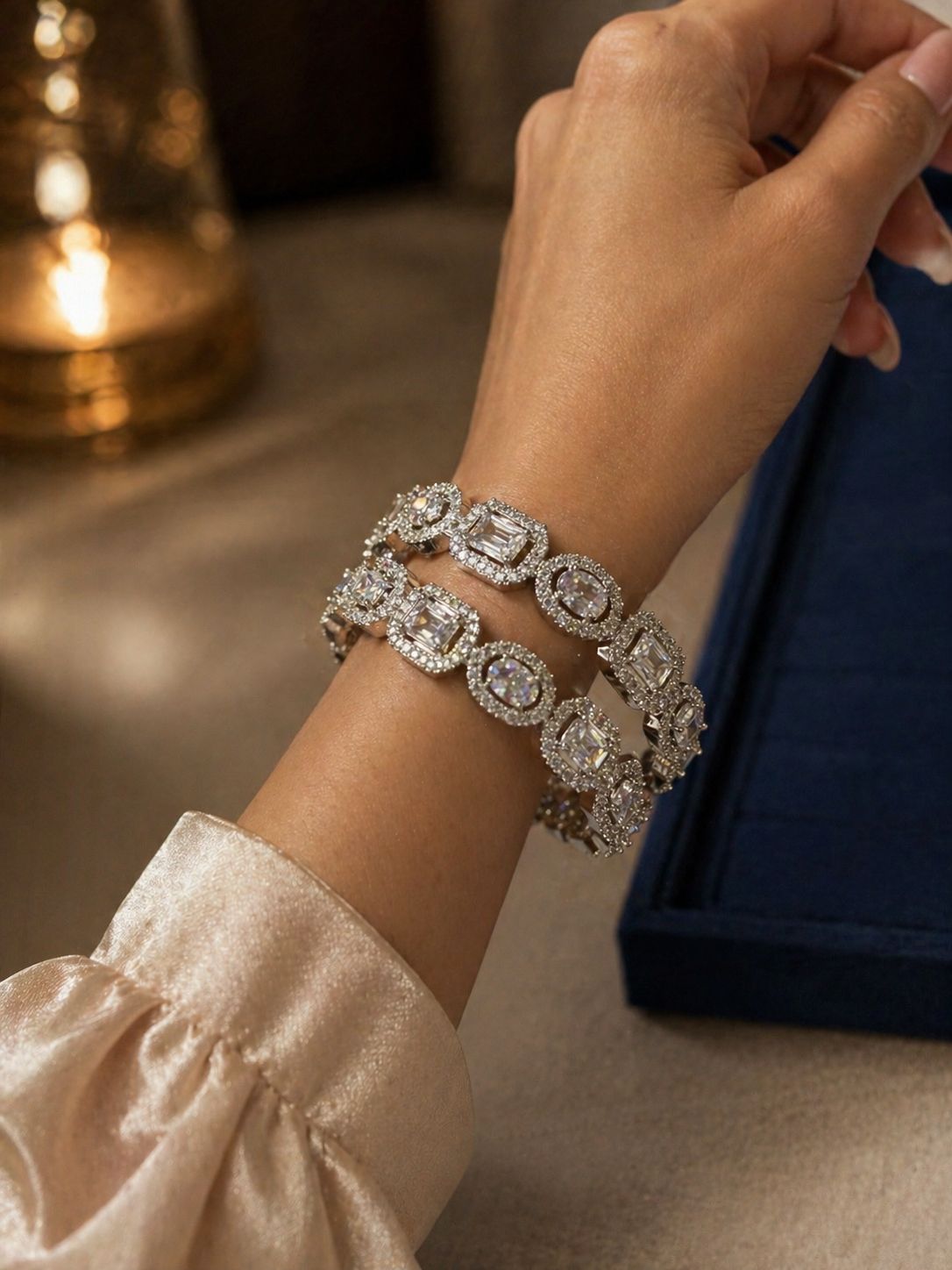 Celeste Radiance Bangles