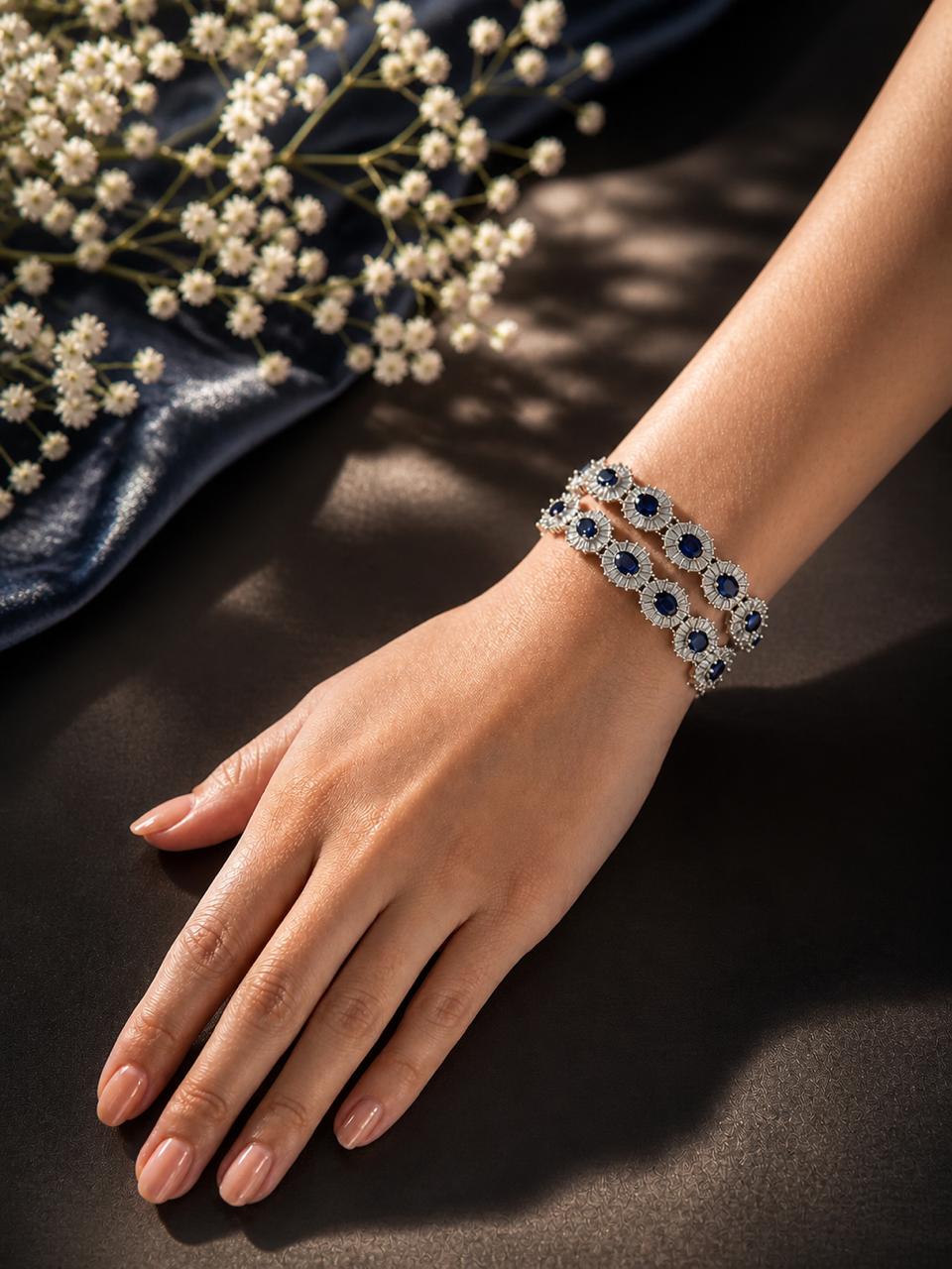 Azure Heirloom Bangles
