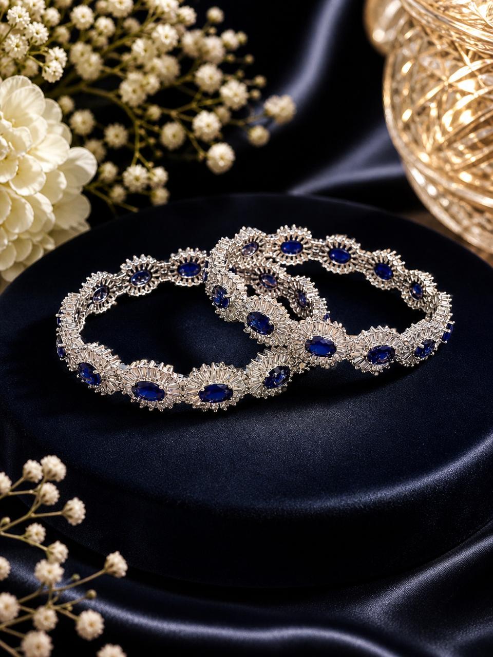 Azure Heirloom Bangles