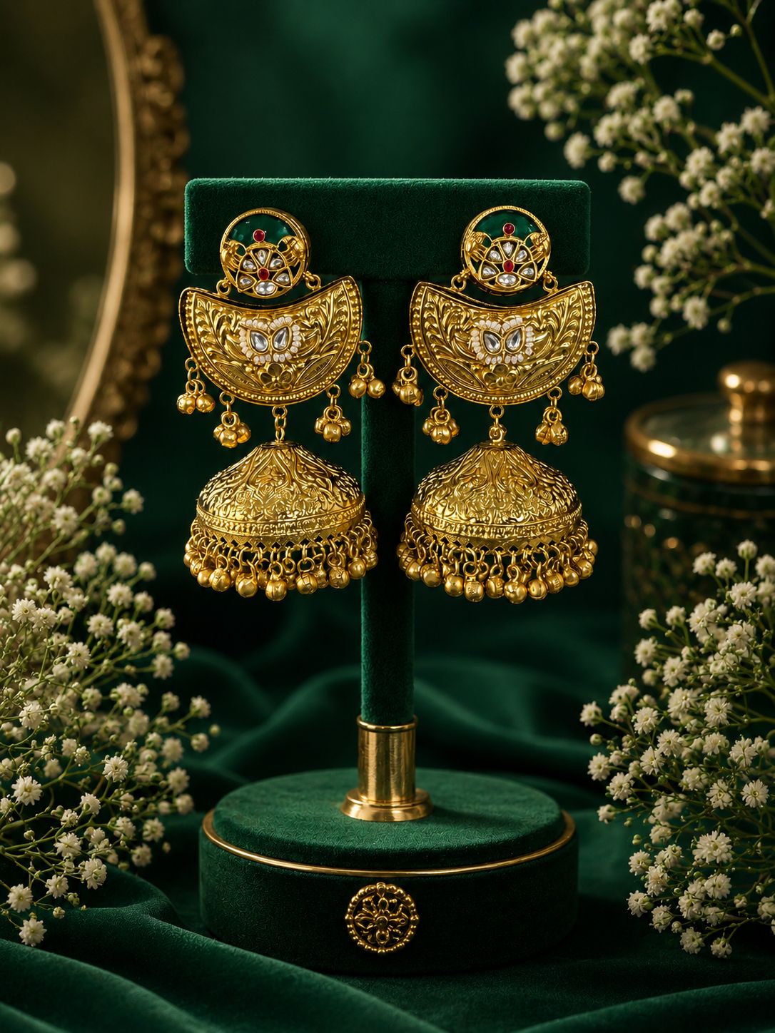 Mehr-E-Zar Jhumkas