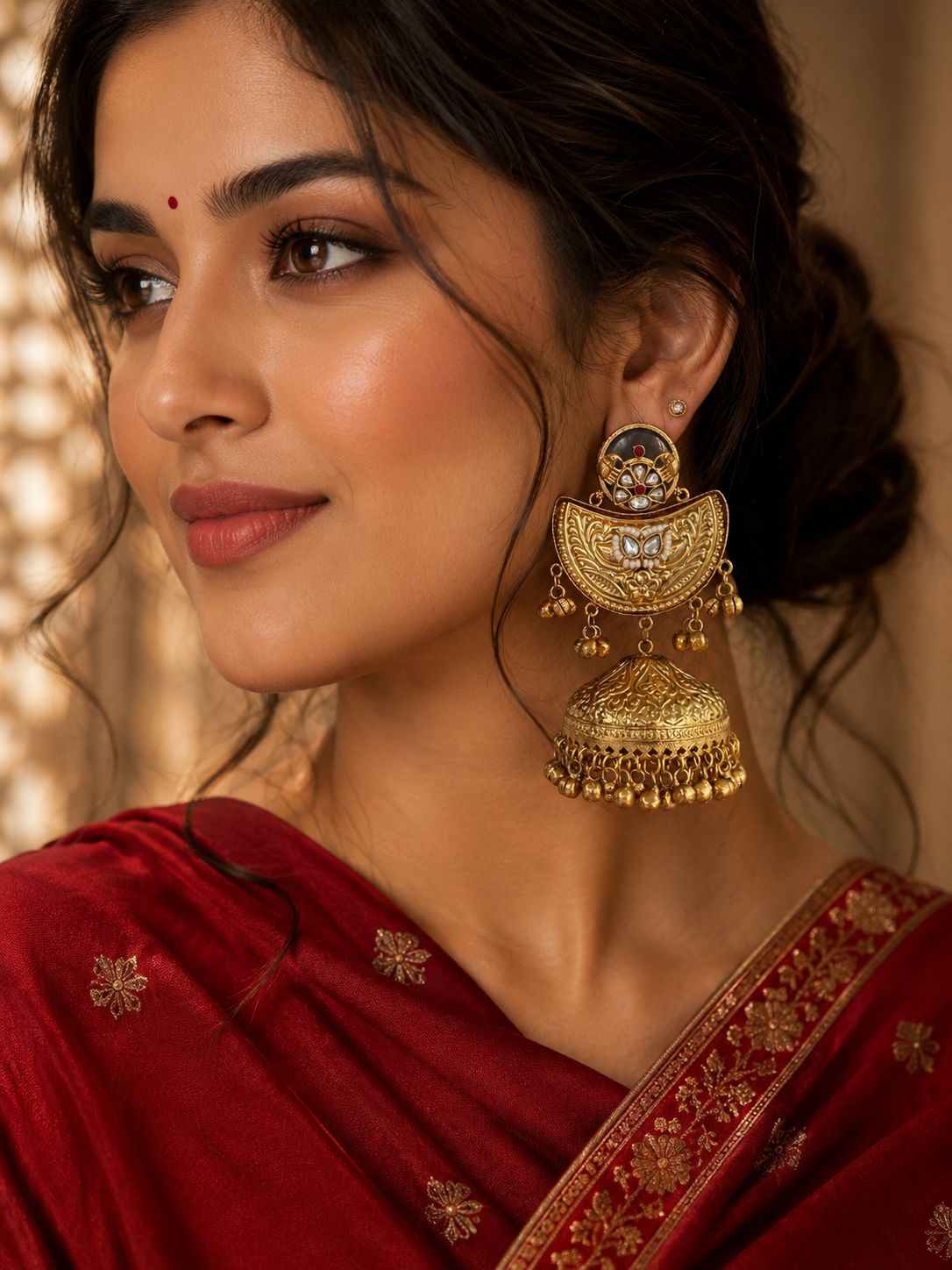 Mehr-E-Zar Jhumkas