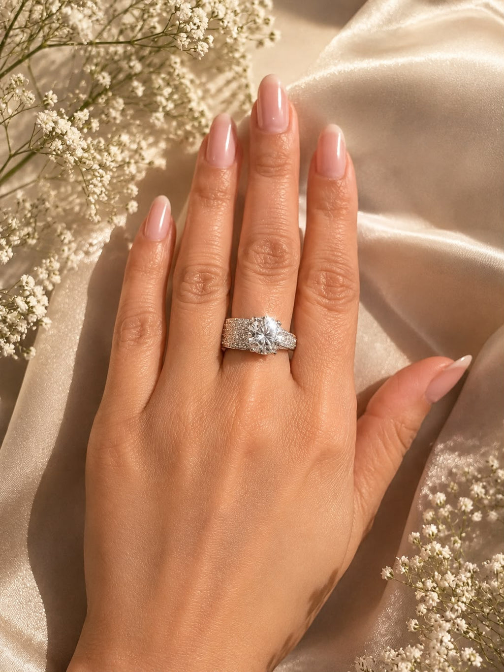 ⁠Celeste Royale Solitaire Ring