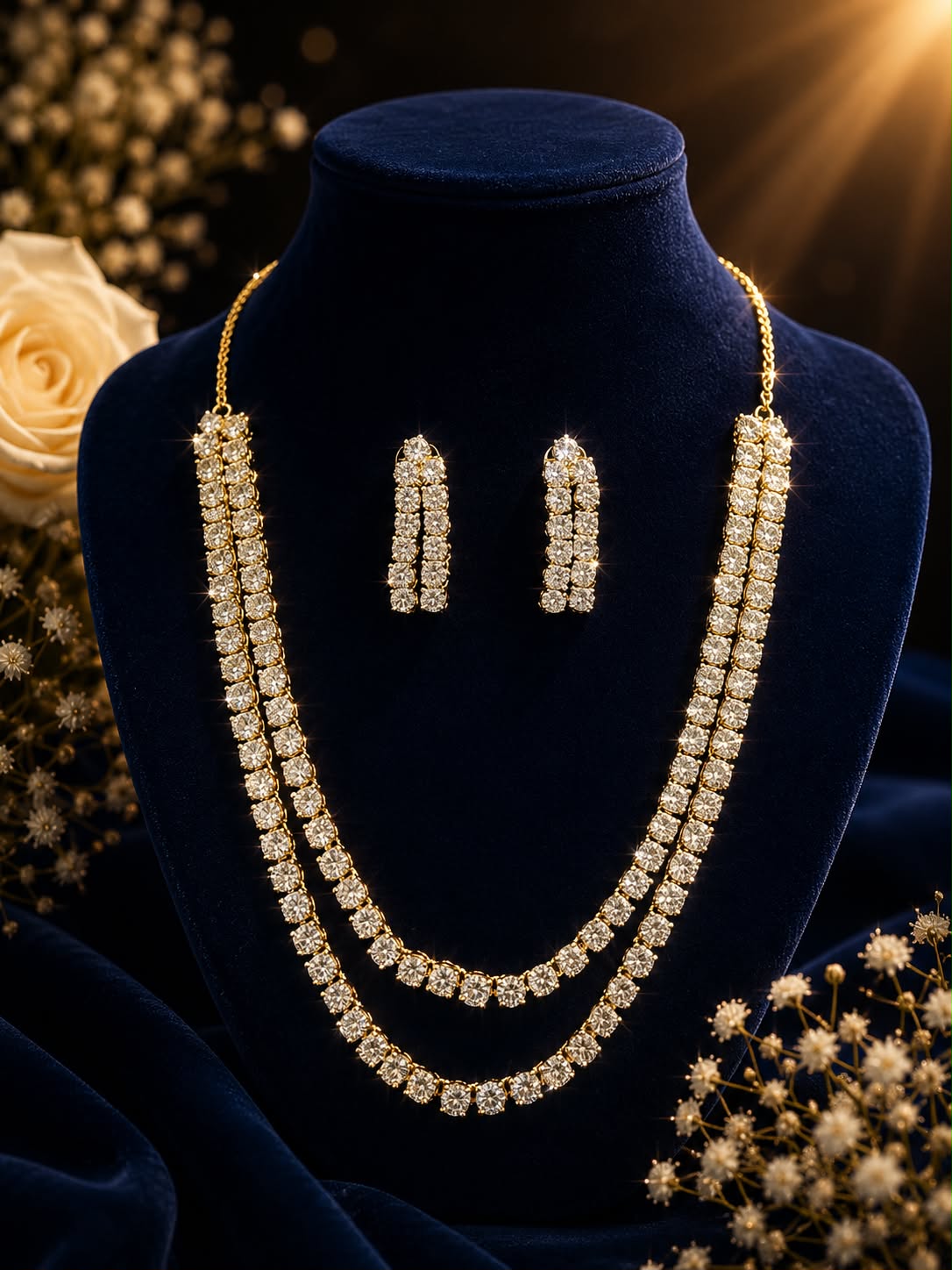 Golden Harmony Necklace Set