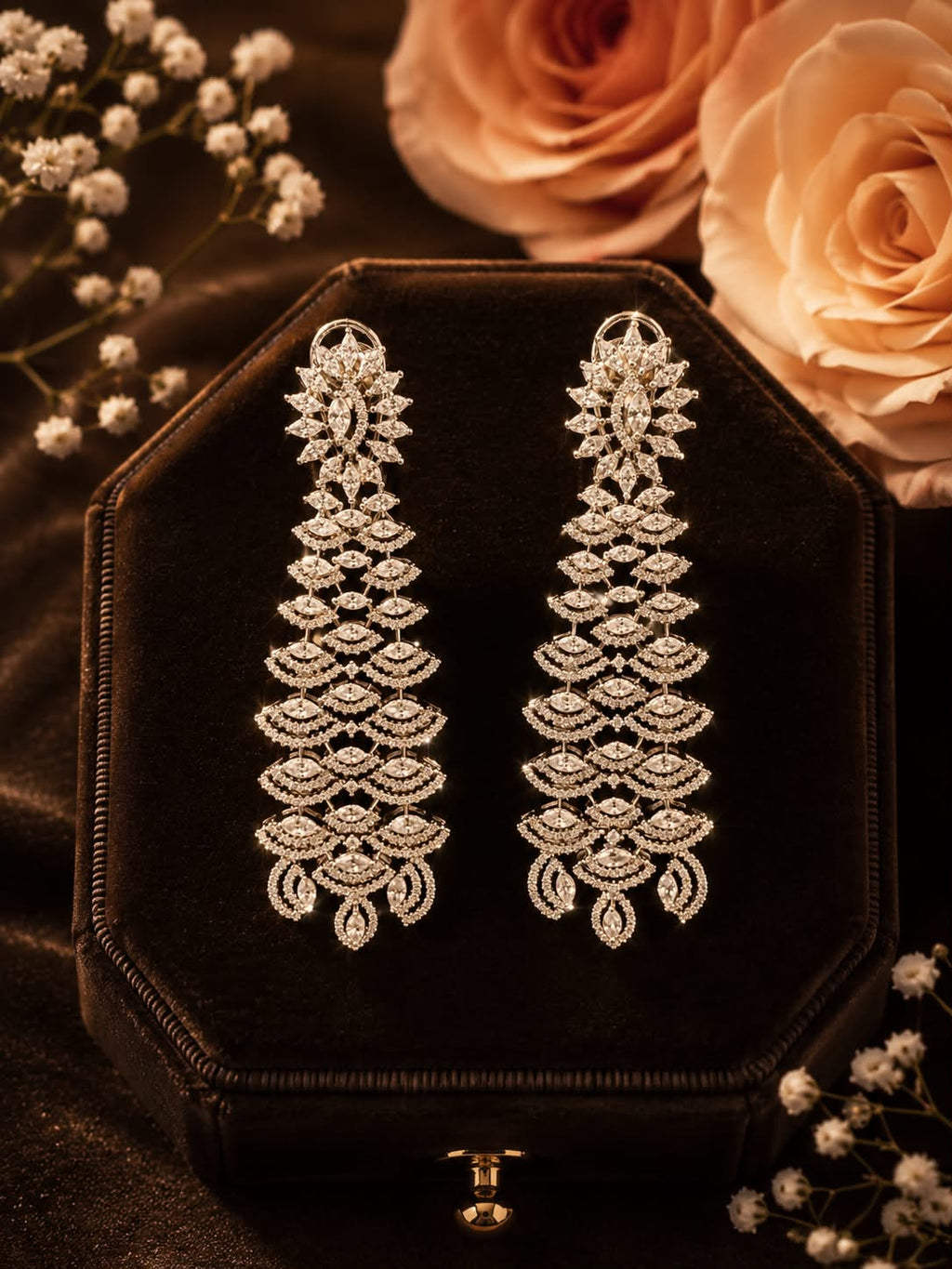 Celestial Cascade Diamond Earrings