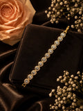 Eternal Hearts Dual Tone Diamond Bracelet