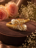 Empress Pearl Cuff Bracelet