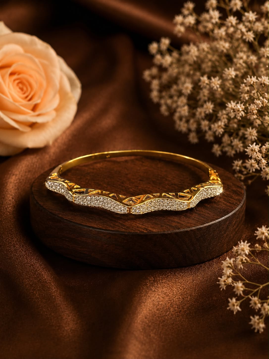 Moonlit Wave Bracelet