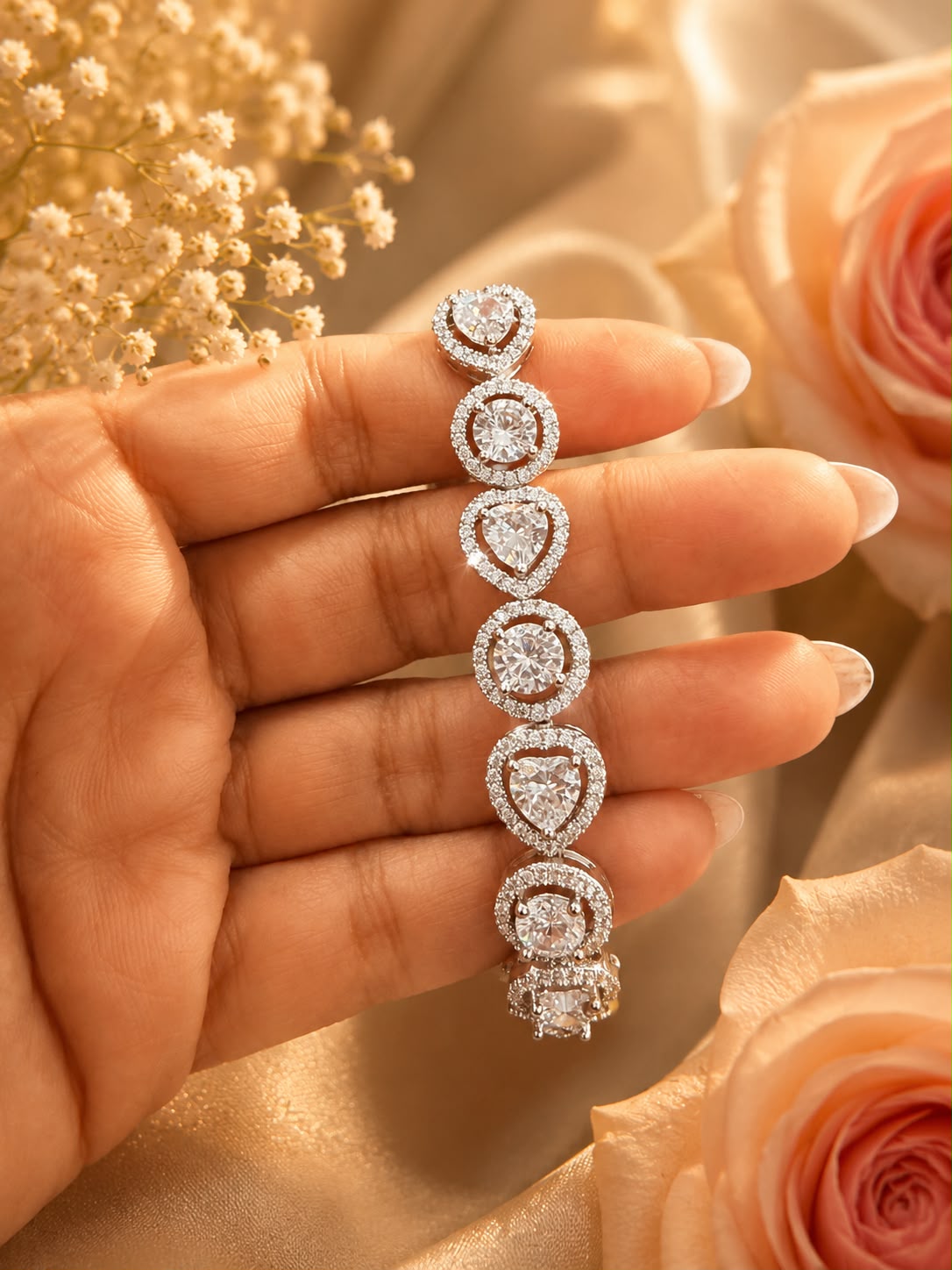 Heart and Soul Diamond Bracelet