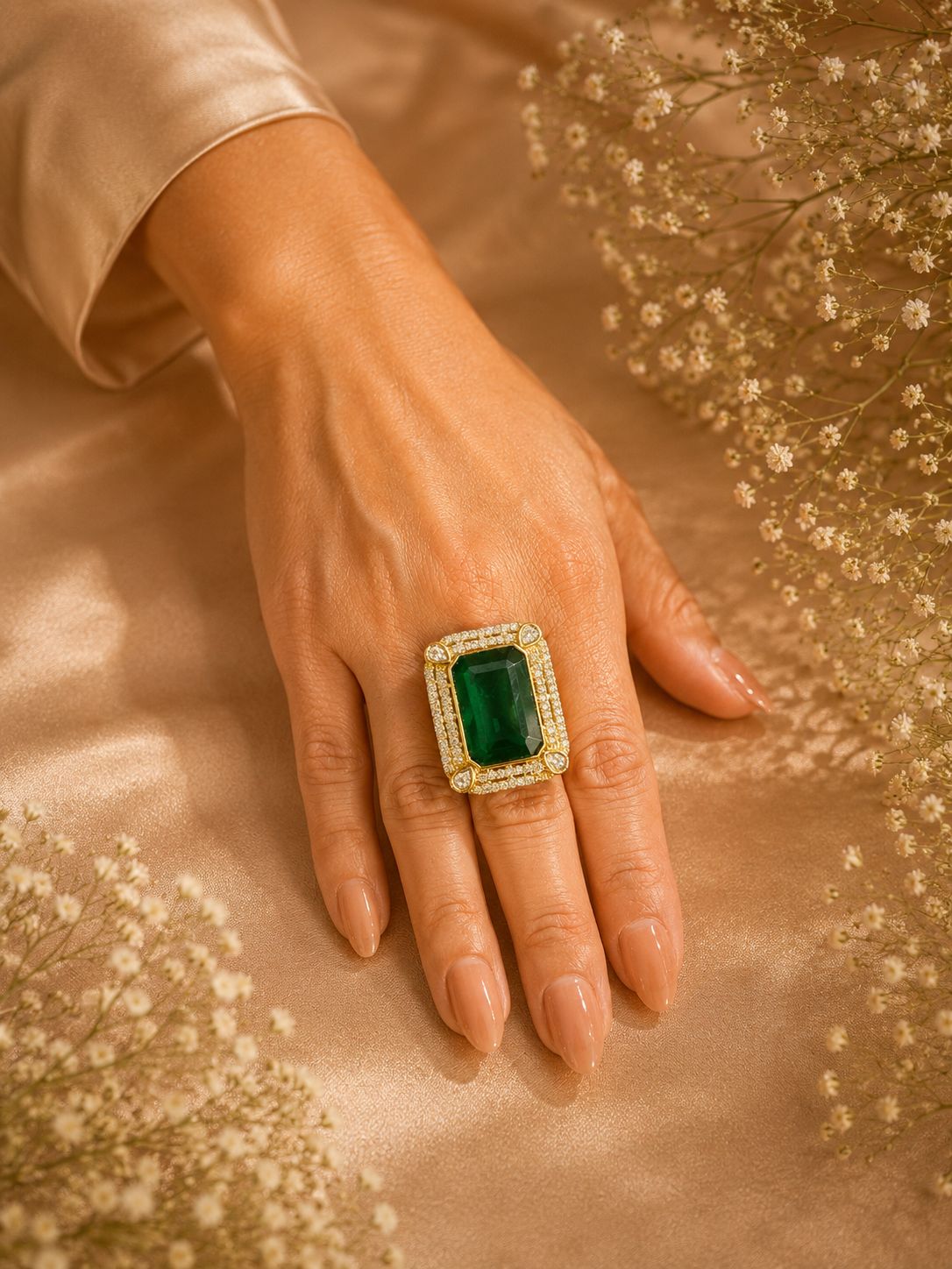 Emerald Regent Ring