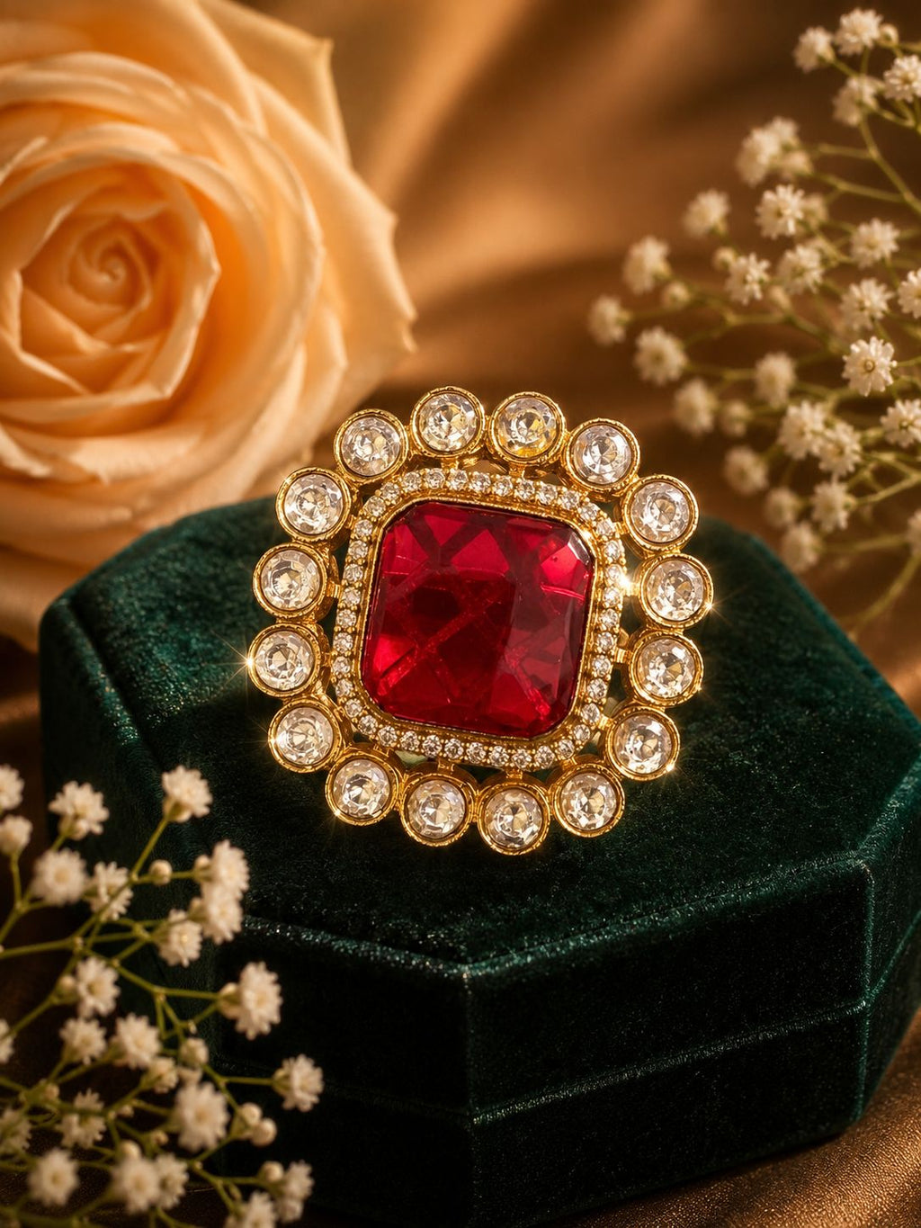 Ruby Empress Statement Ring