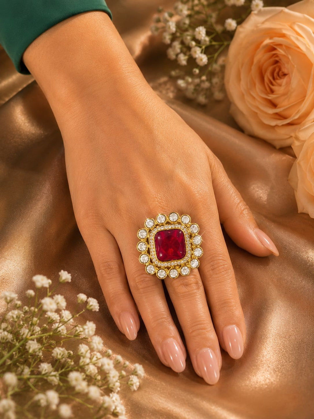 Ruby Empress Statement Ring