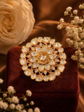 Celestial Lotus Statement Ring