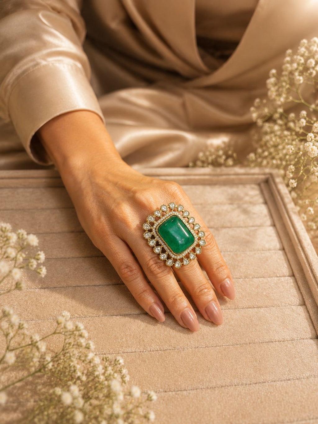 Regal Emerald Majesty Ring