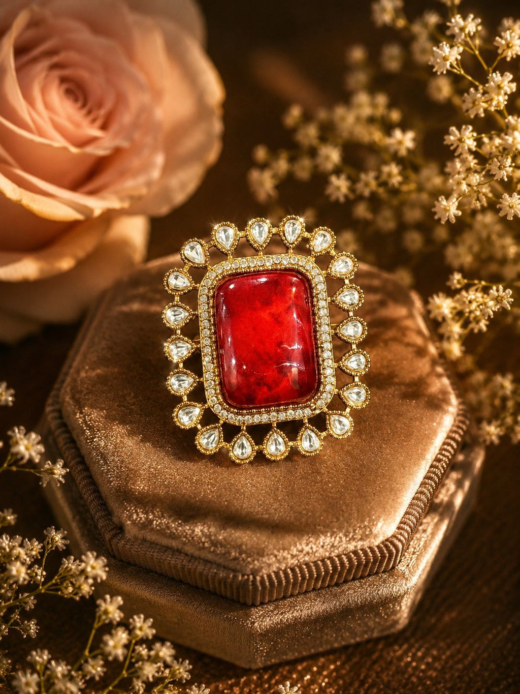 Scarlet Majesty Ring