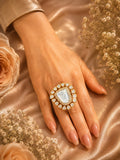 Moonlight Pearl Statement Ring