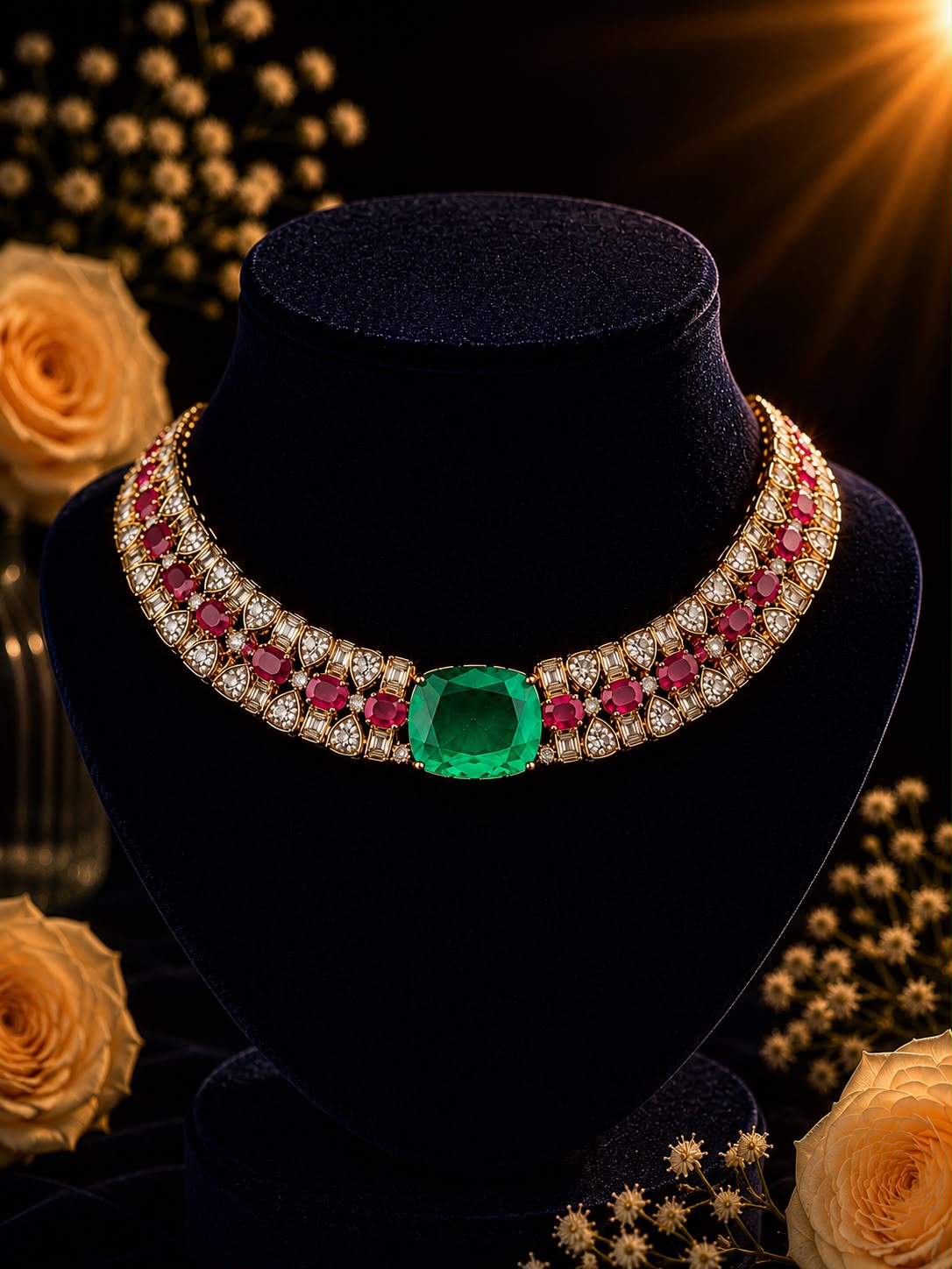 Royal Emerald Blush Set