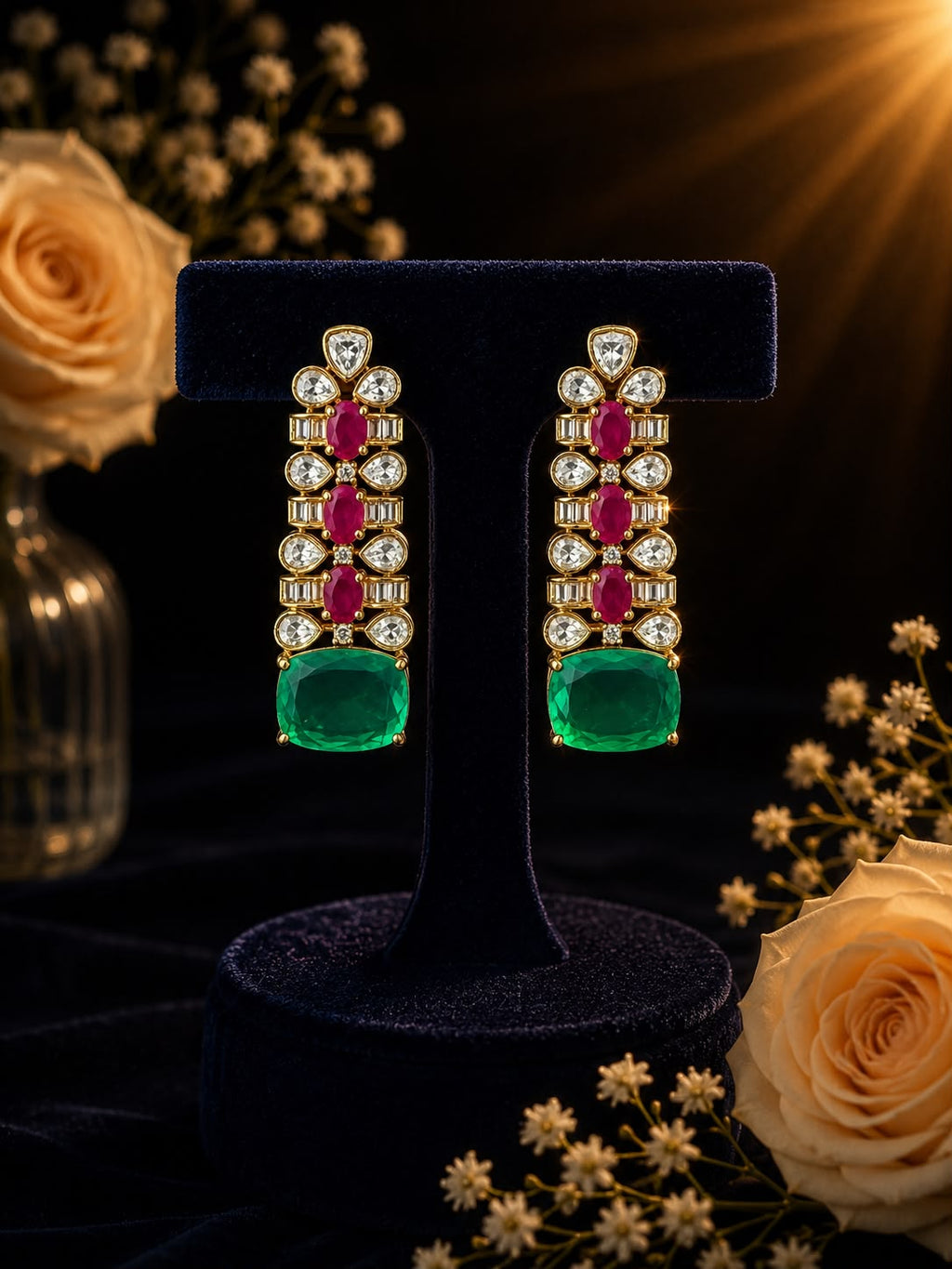 Royal Emerald Blush Set