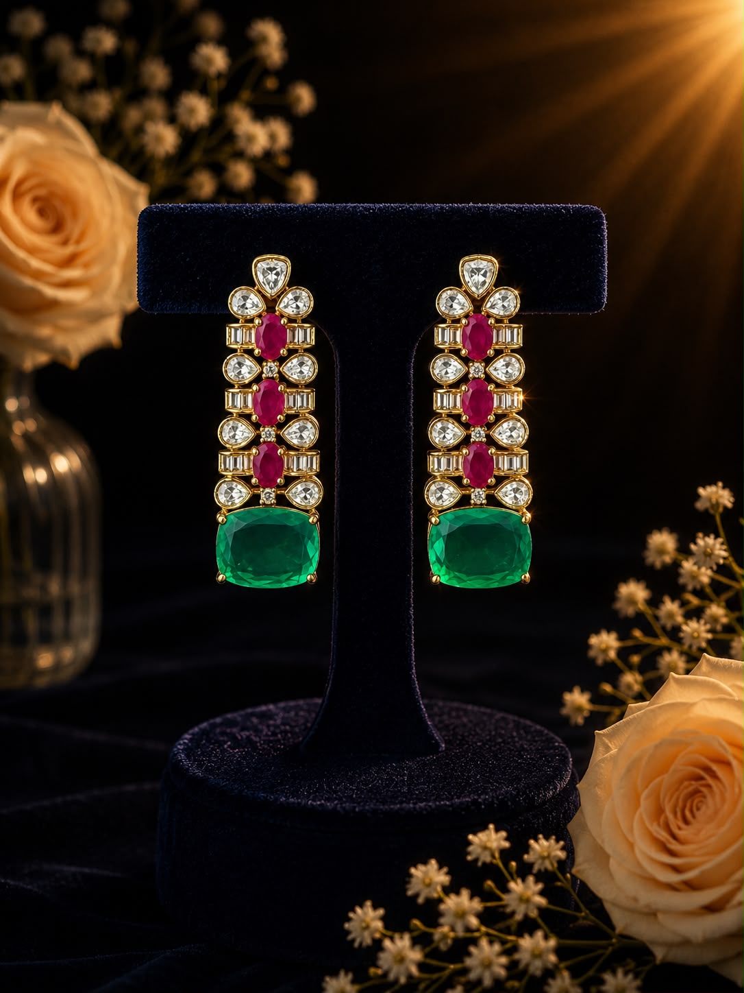 Royal Emerald Blush Set