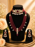 Ruby Pearls Combo Set
