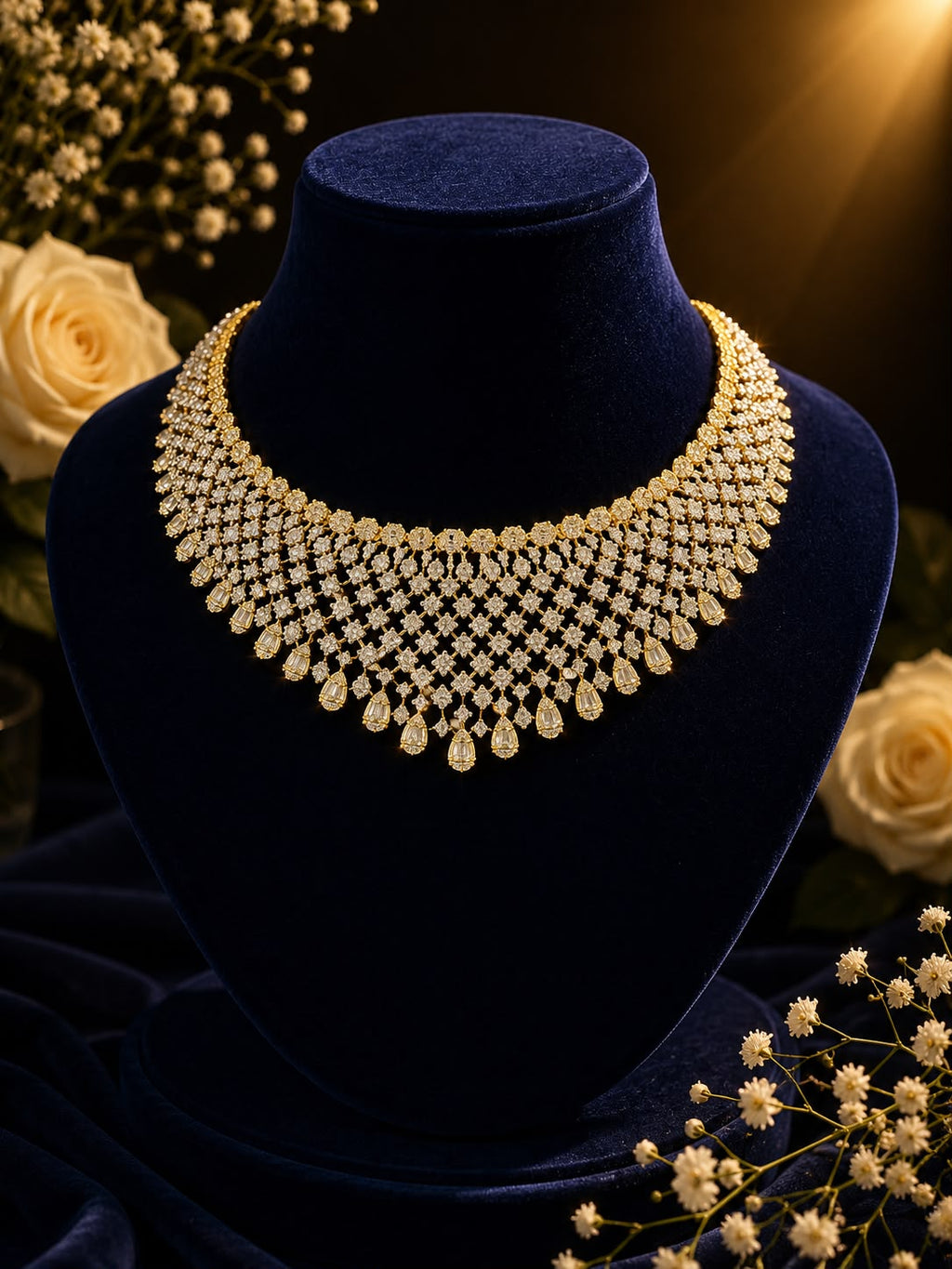 Diamond Veil Necklace Set