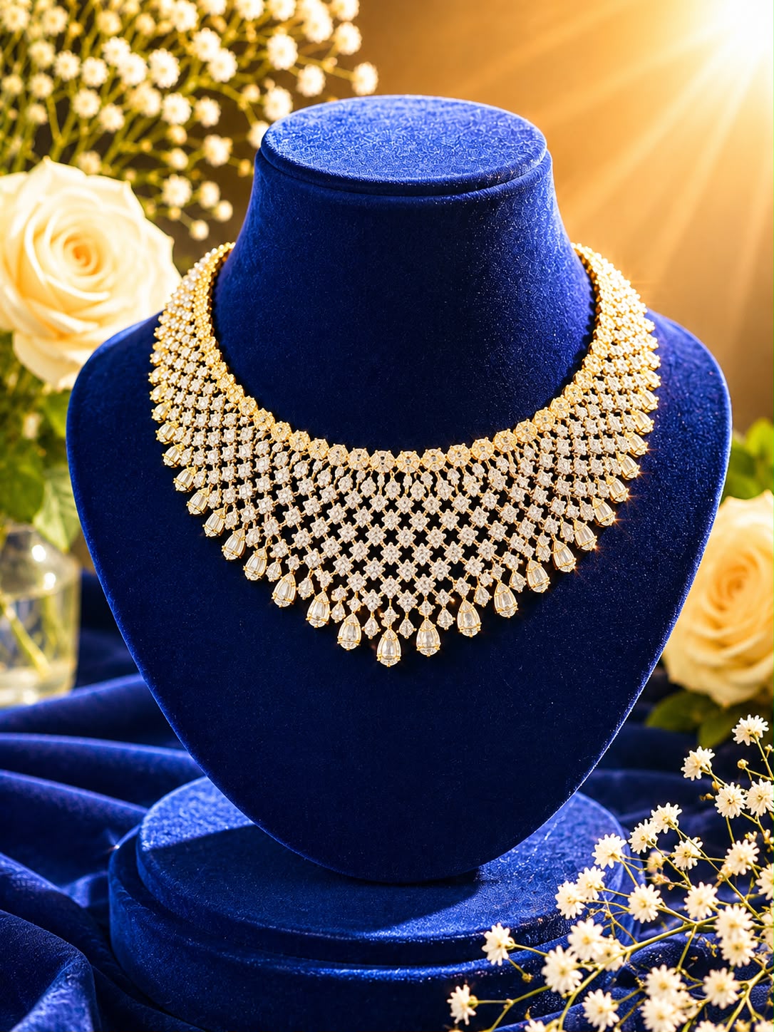 Diamond Veil Necklace Set