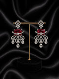 Scarlet Rose Diamond Earrings