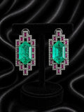 Mint Green Doublet with Ruby Baguettes