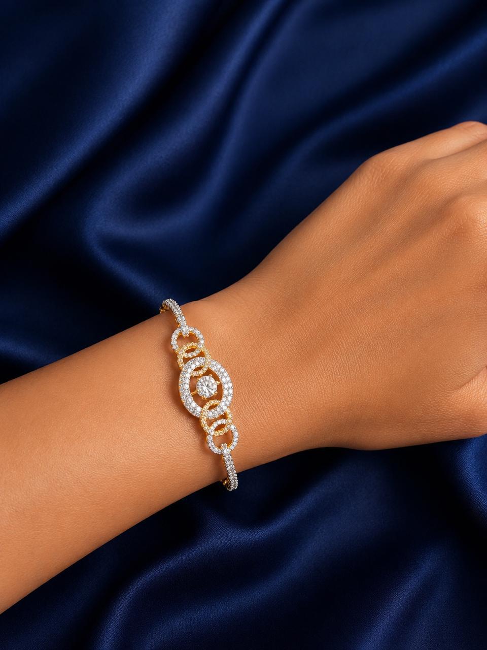 Diamond Aura Bracelet in Gold