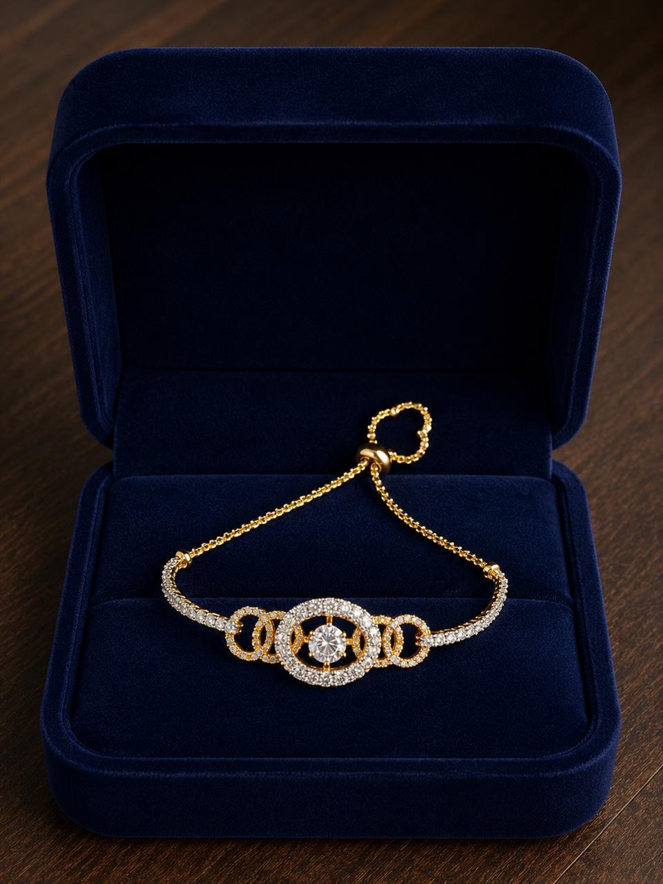 Diamond Aura Bracelet in Gold