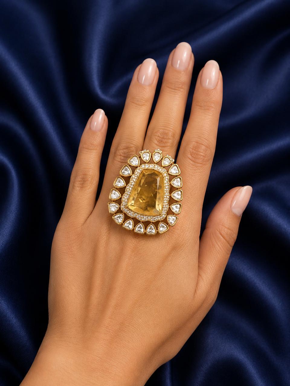 Topaz Statement Ring