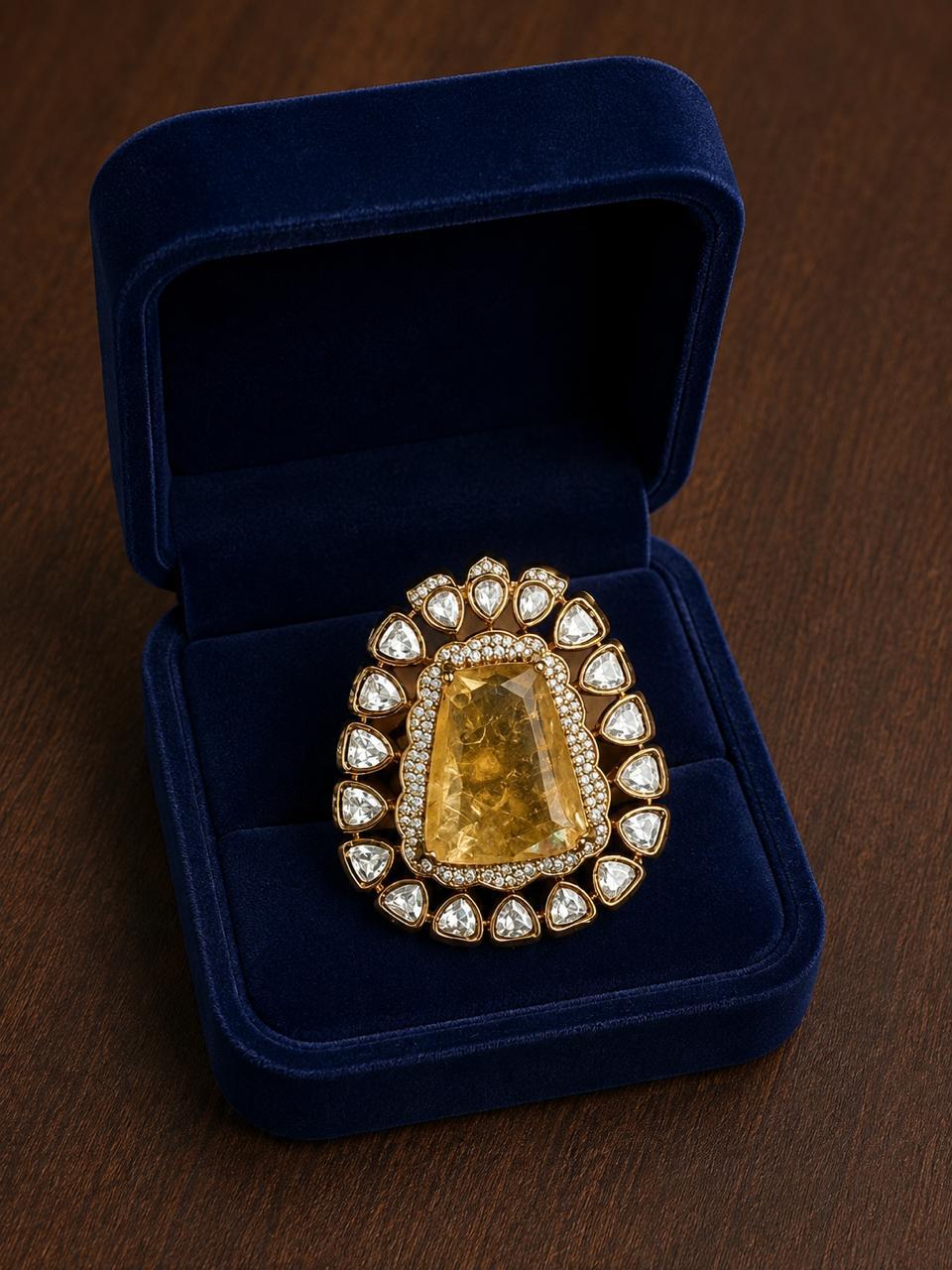 Topaz Statement Ring