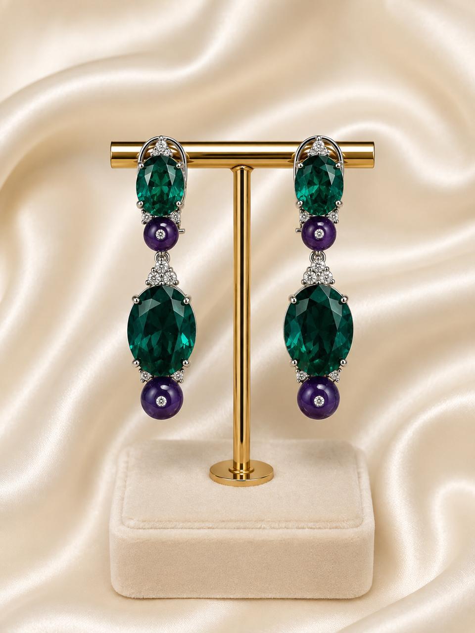 Emerald Empress Designer Necklace Set