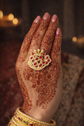 Ruby Kundan Cocktail Ring