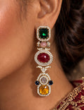 Sabya Inspired Navratna Royale Cascade Earrings
