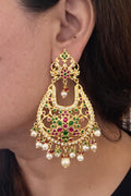 Jadau Floral Chandbalis