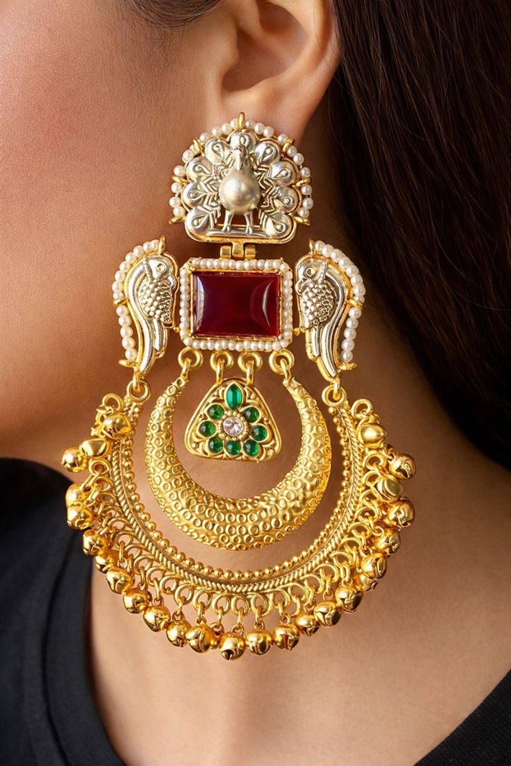 Nayaab Chandbali Earrings